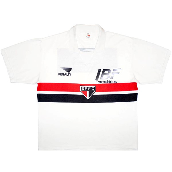 Tailandia Camiseta São Paulo PENALTY 1st Retro 1991 Blanco
